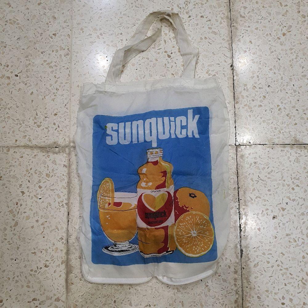 tas lipat sunquick lawas jadul vintage preloved seken bekas sirup