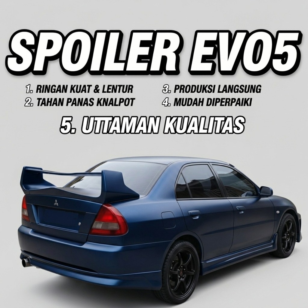 spoiler evo 5 spoiler evo5 bodykit lancer evo5