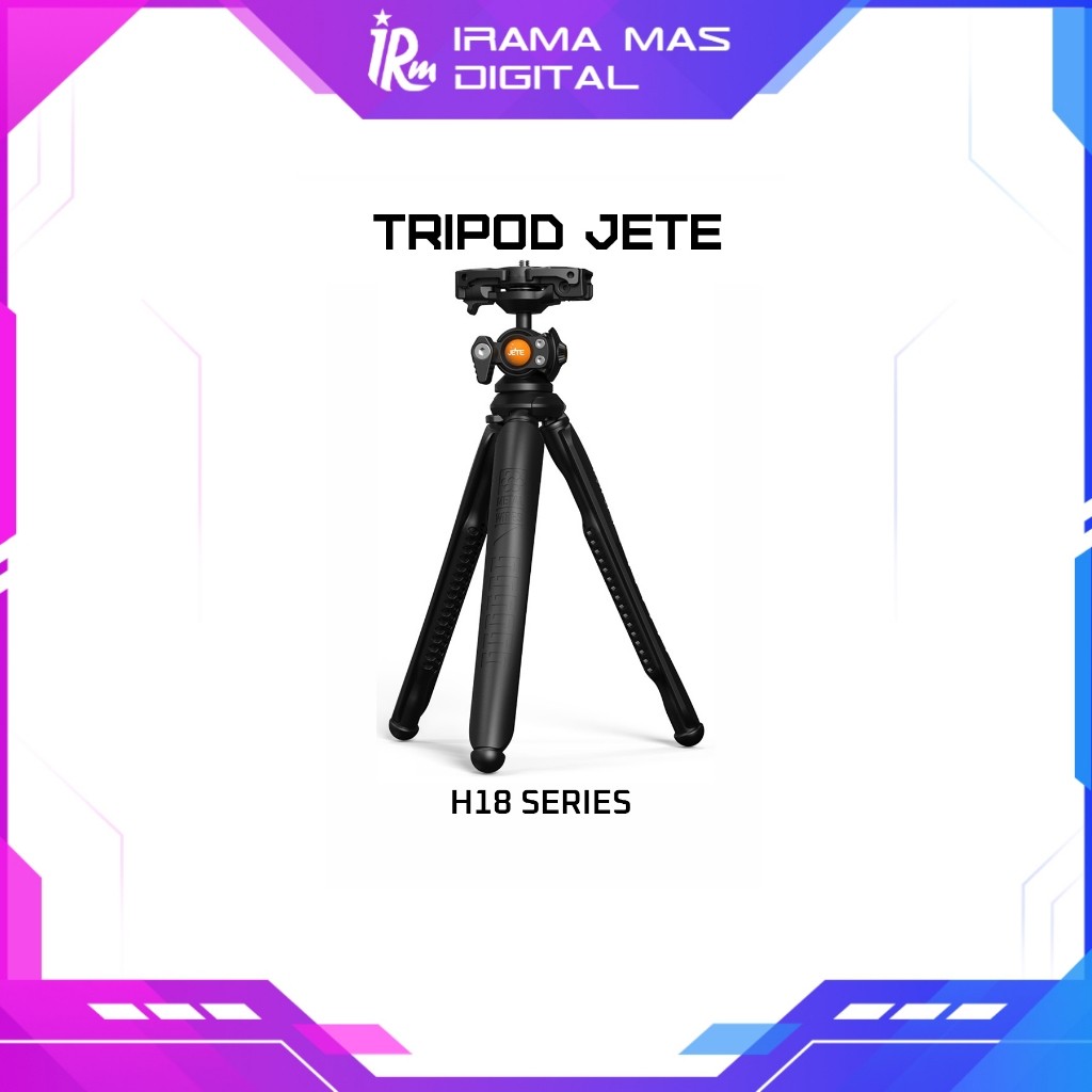 FLASH SALE TRIPOD JETE - H18 SERIES | Tripod HP & Kamera