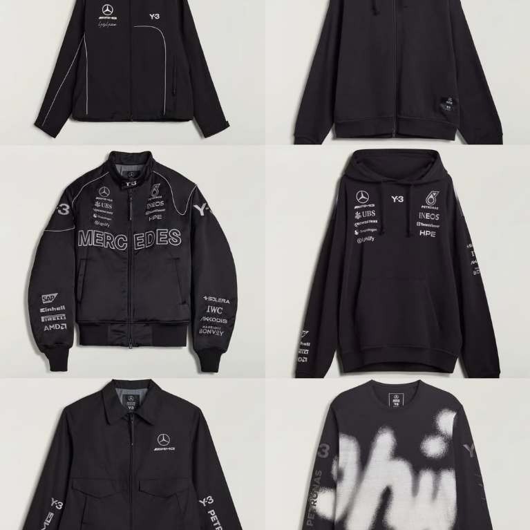 [Pre Order] Adidas Y-3 Yohji Yamamoto for F1 Mercedes Benz Petronas Hoodie Collection - 100% Origina