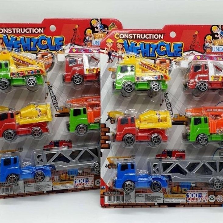 OCT6338 Mainan Mobil Mobilan Pullback Murah Anak Isi Banyak