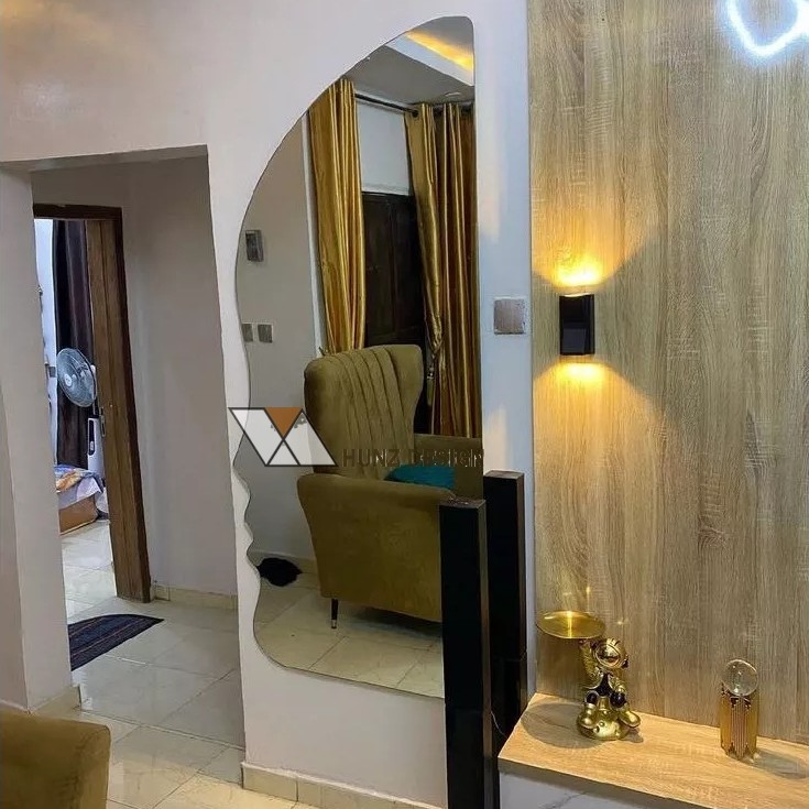 Cermin Estetik Siluet Wajah Estetik Dekorasi Unik & Modern Free Packing Kayu & Garansi 100%
