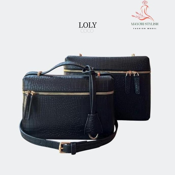 loly coco - nagita croco - tas selempang wanita - tas shoulder bag - tas terbaru