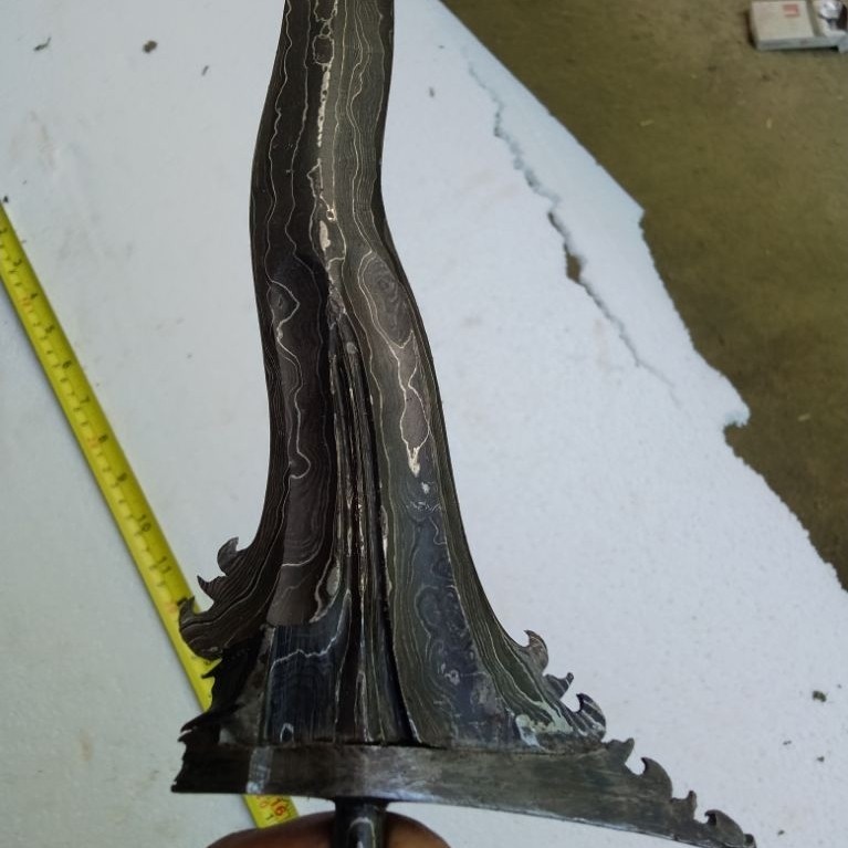bilah keris bali 40 cm garap standart (ST1)