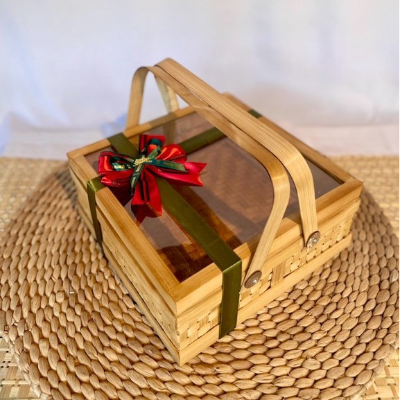 Rantang Bambu Kotak| Rantang Mika | Box Hampers | Box Bambu | Rantang Bambu Anyaman | Rantang Bambu 