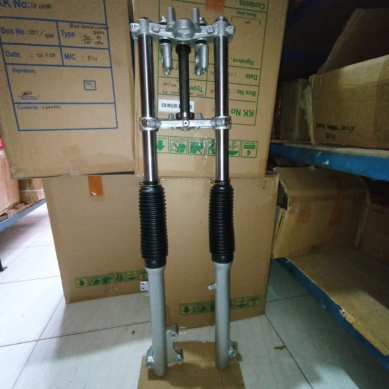 Shock Depan Assy + T KLX Trail IMPORT (Long 90cm) / (Std 80cm) Grade A SIM 1