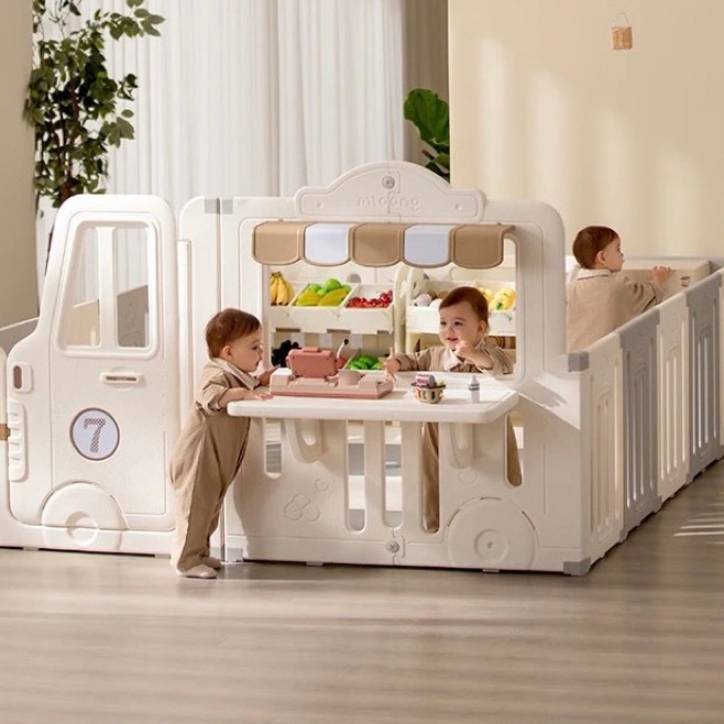 Duo Food Truck Play Fence Pagar Mainan Anak Kokoh