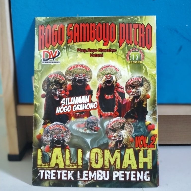 VCD original album Jaranan Rogo Samboyo Putro vol 2