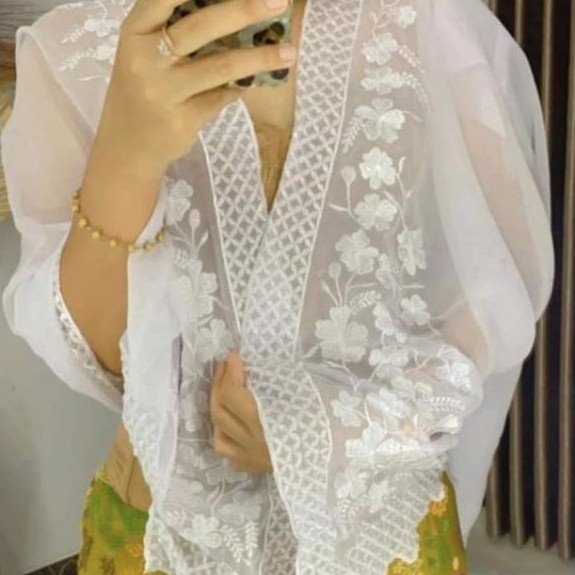 Kain Kebaya Sutra Youryu Cleopatra Warna Pilihan