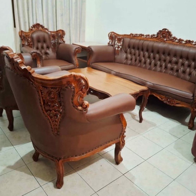 kursi tamu kayu jati sofa ukir asli jepara sofa tamu jok