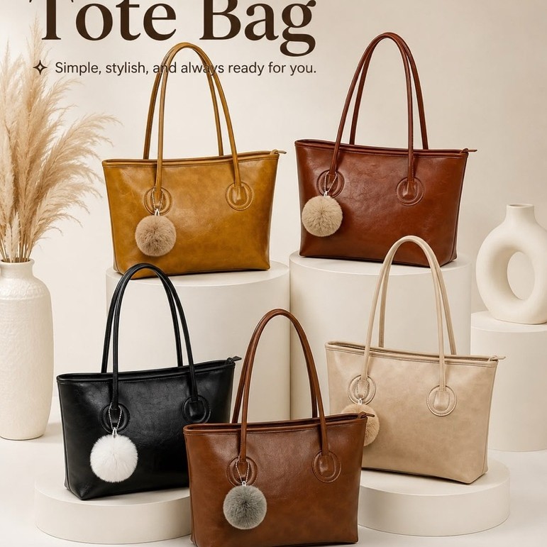 tas totebag simple Elegant wanita