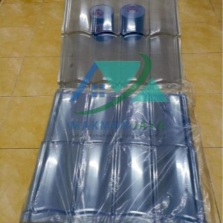 KHUSUS INSTAN Genteng Bening PVC 8 daun Genteng metal fiber transparan 2x4 minimalis