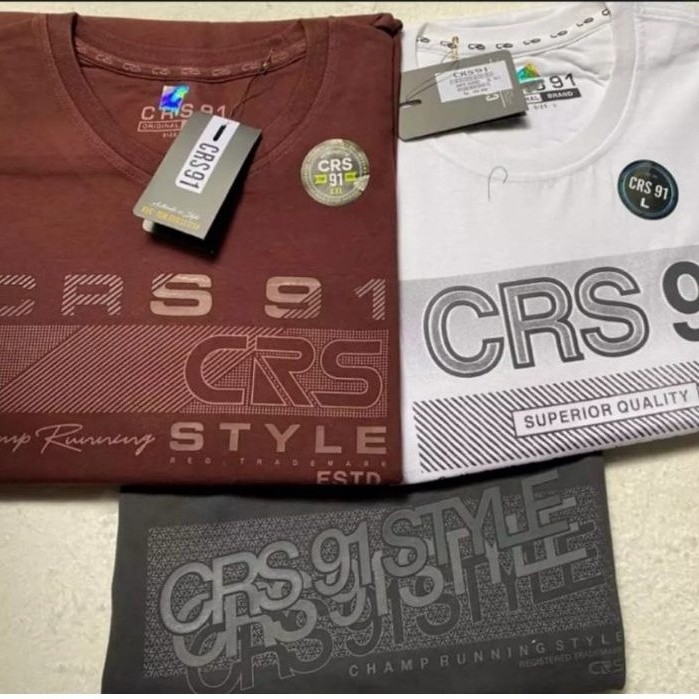 SYAZIAS Kaos Crs 91 Original Asli Terbaru | baju CRS Pria distro | t shirt Pria Dewasa | baju Cowok 