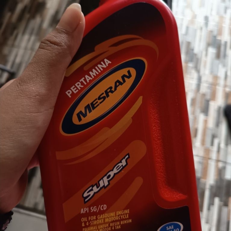 Oli Mesran Super 1Liter - MESRAN SUPER 1Liter ASLI/ORIGINAL