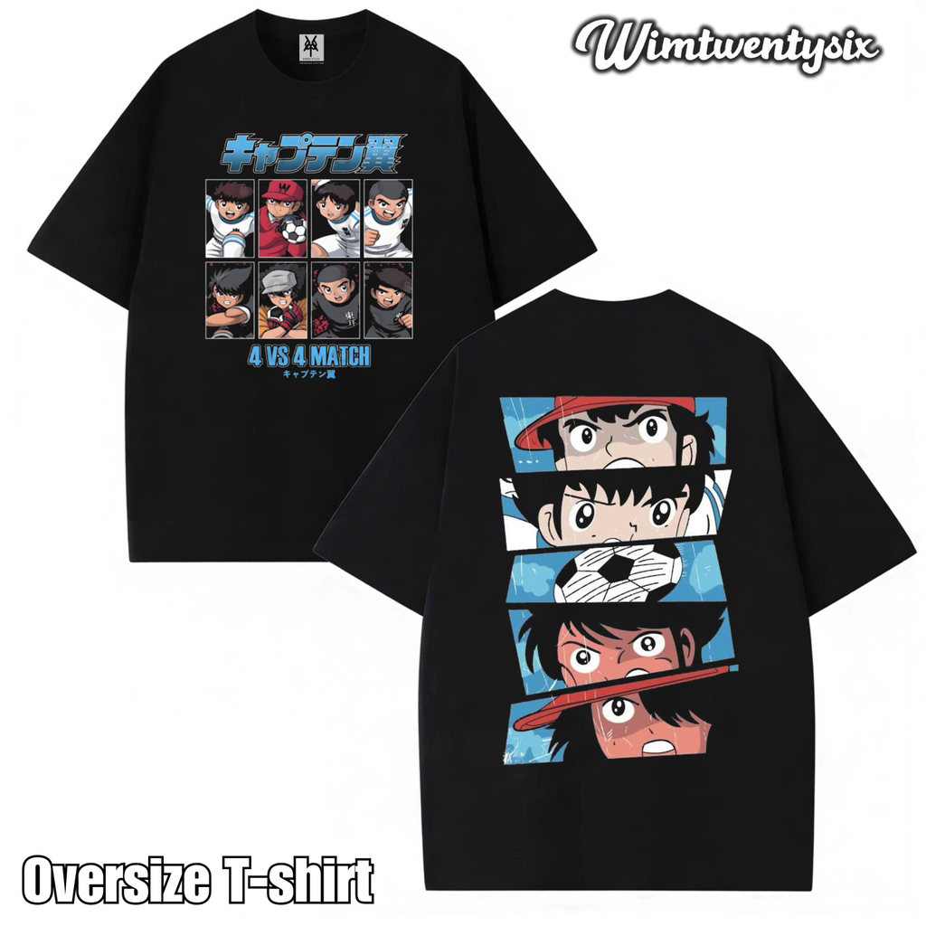 KAOS OVERSIZE CAPTAIN TSUBASA VINTAGE TEE