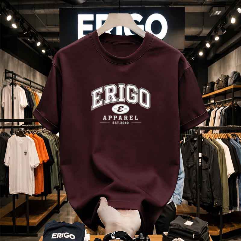 Tshirt Erigo Desain Print Eksklusif Brand Lokal Indonesia Cutting Longfit Lembut Bernapas Tidak Gamp