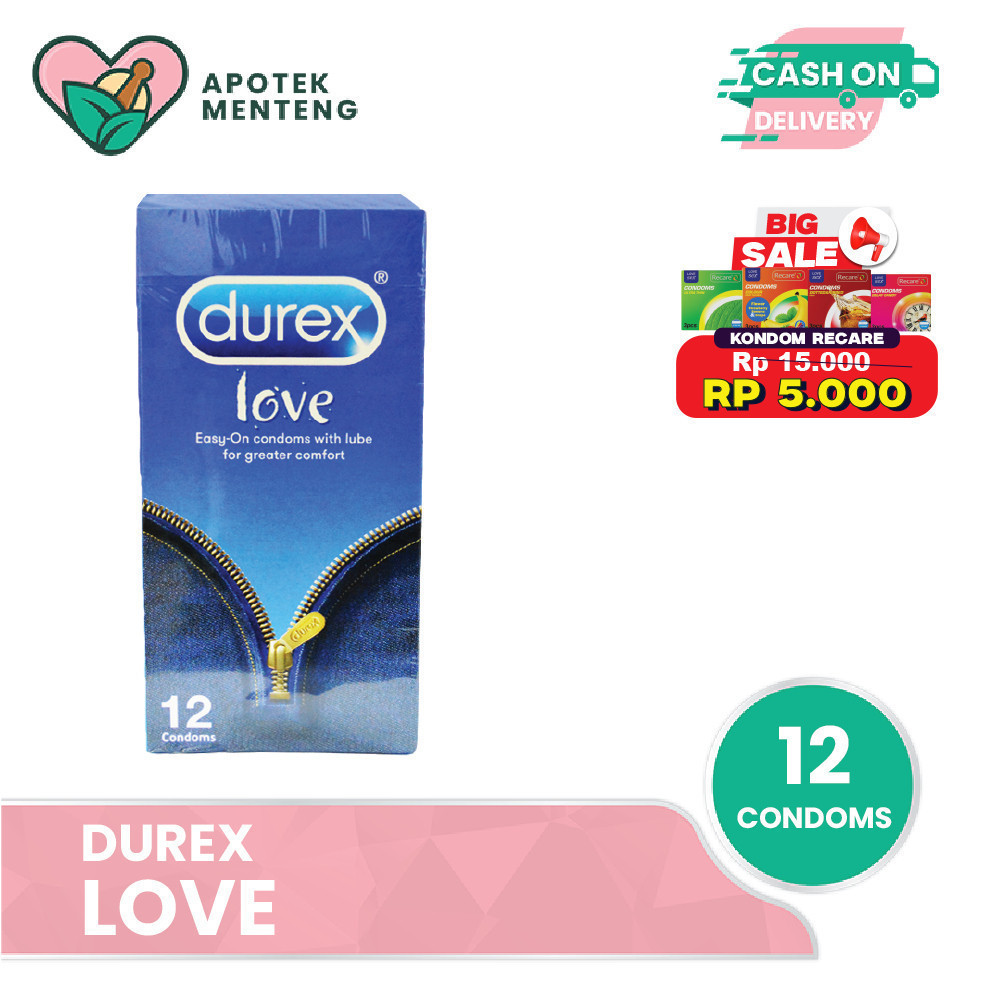 Promo Terlaris Kondom Durex Love - Isi 12 PrivasiAman[ BISA COD]