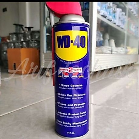 WD-40 Pelumas Multifungsi 412ml - Pelumas Serbaguna, Anti Karat, Mudah Disimpan