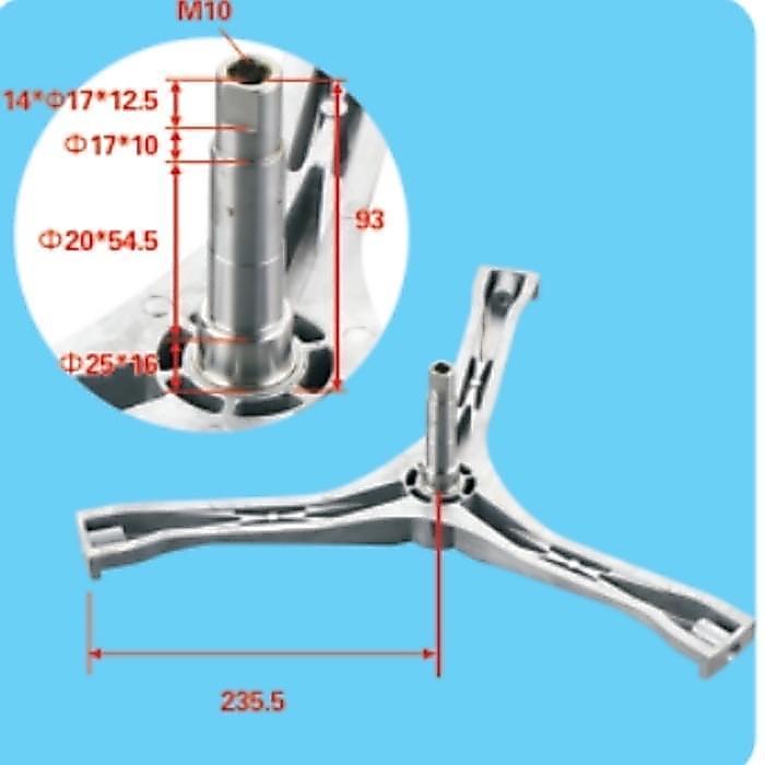Segitiga drum mesin cuci front loading MIDEA MFS70-10302 MFS72-8302