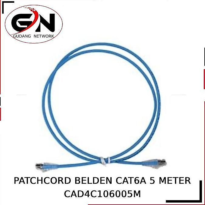 TERBARU - PATCHCORD BELDEN CAT6A 5 METER CAD4C106005M