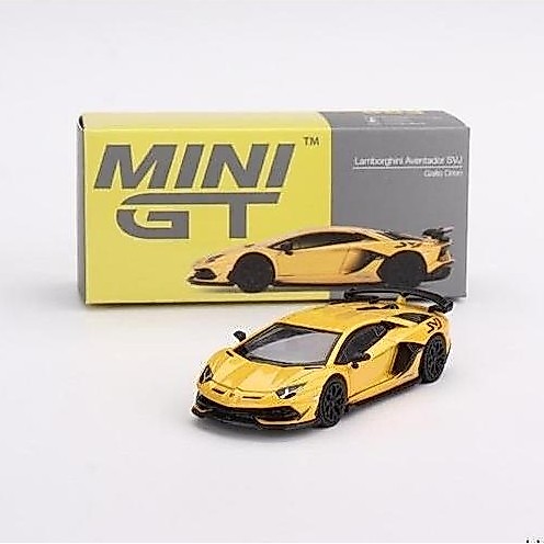 MINIGT 563 Lamborghini Aventador SVJ Giallo Orion Mini GT MGT Diecast