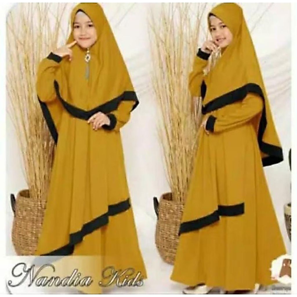 Gamis anak perempuan gamis nandia kids gamis anak perempuan