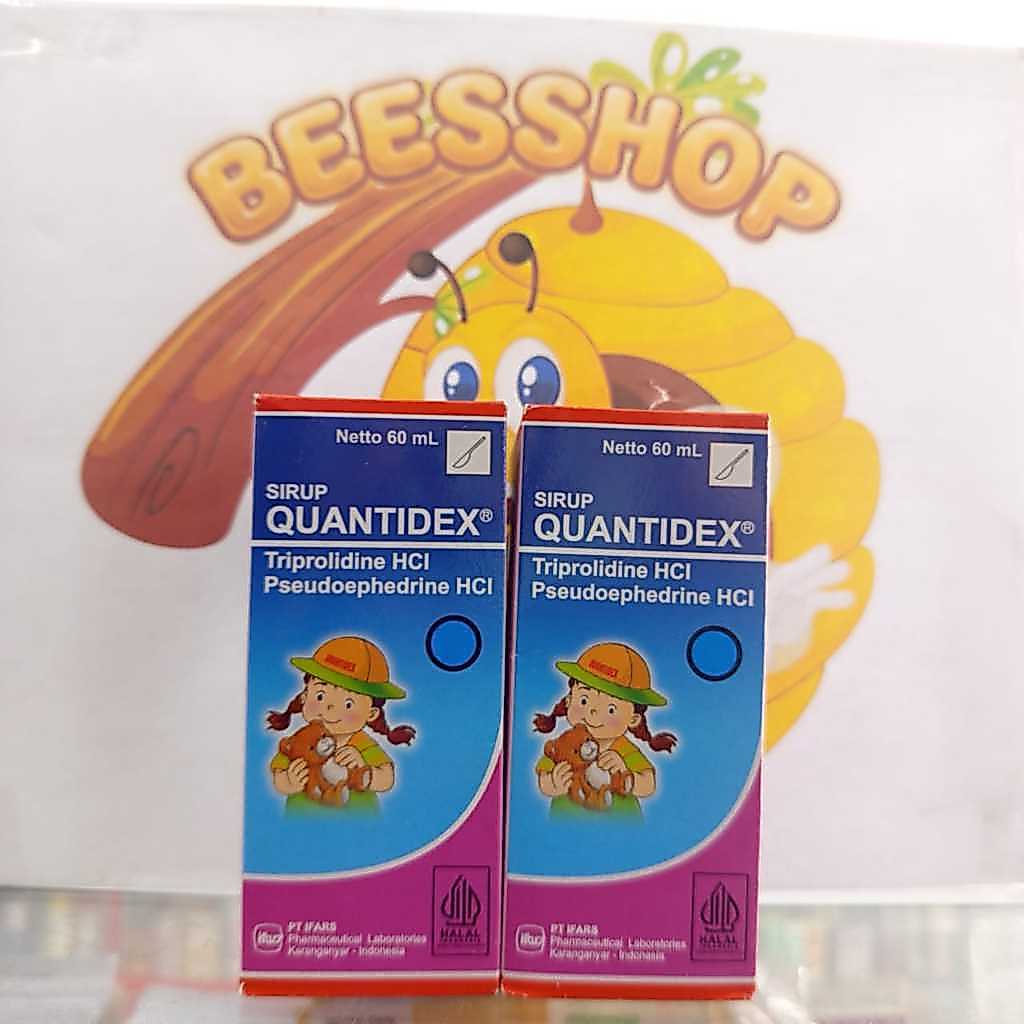 Quantiidex Sirup 60ml - Obat Pilek Alergi Bersin-bersin Anak