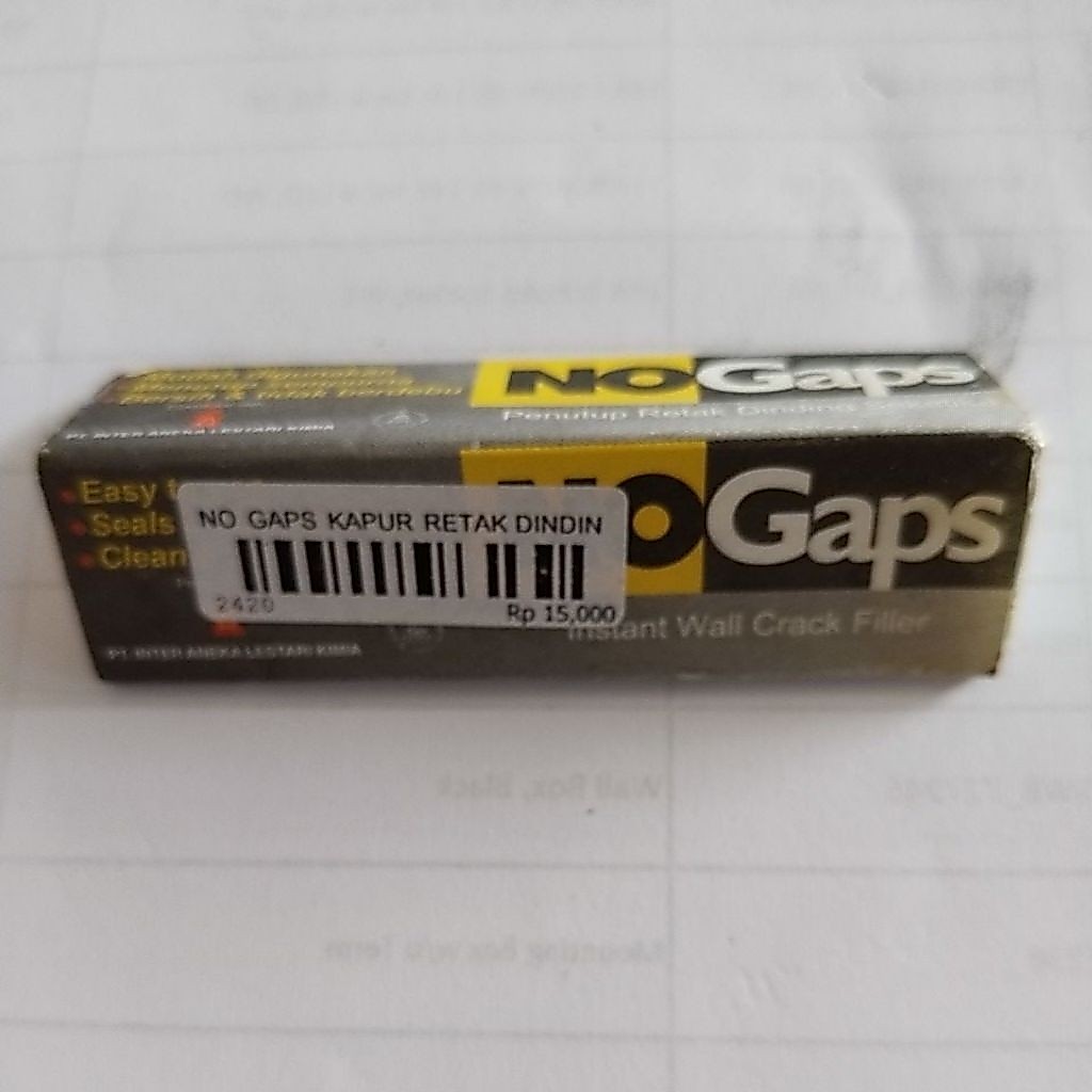no gaps kapur retak dinding
