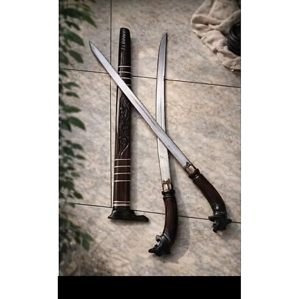 Koleksi,Golok,berlen.motif.macan.panjang.60Cm
