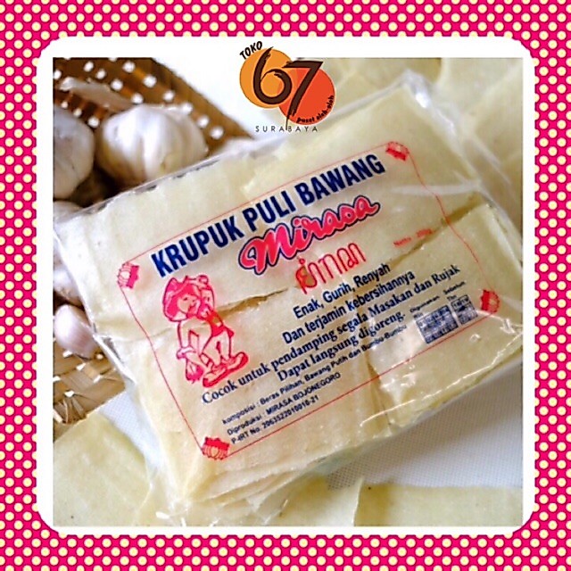 Krupuk Puli Mirasa Mentah