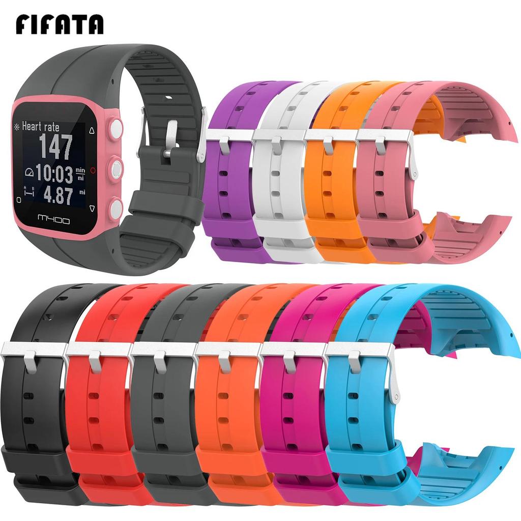 FIFATA Replacement Soft Silicone Wat Sport Band Strap For Polar M400 Band For Polar M430 Smart Wat B