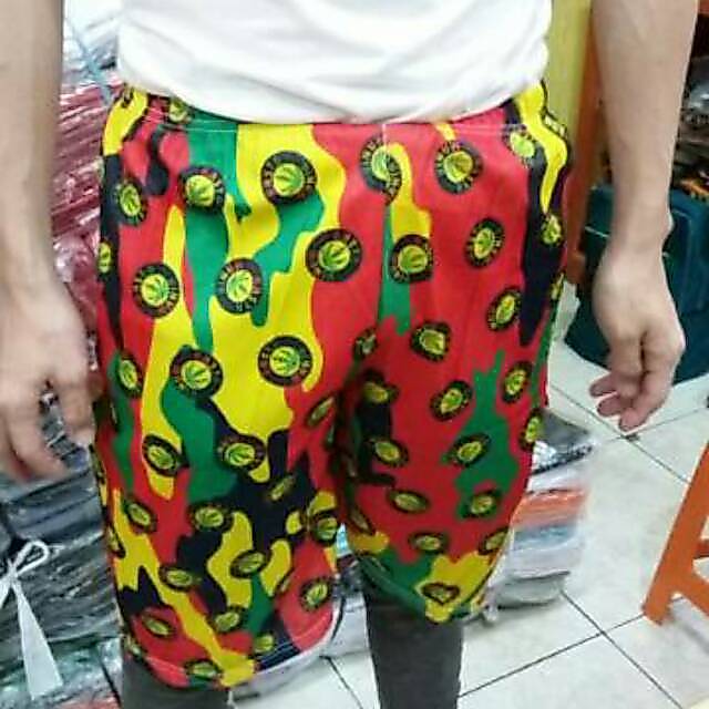 Celana boxer rasta reggae kombinasi