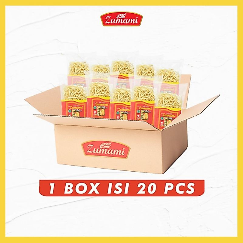 ZUMAMI MIE TELOR 200 GRAM NON-BUMBU GEPENG