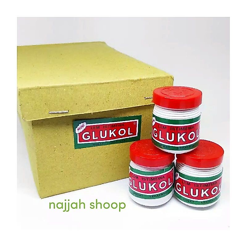 Lem GLUKOL asli isi 24pcs