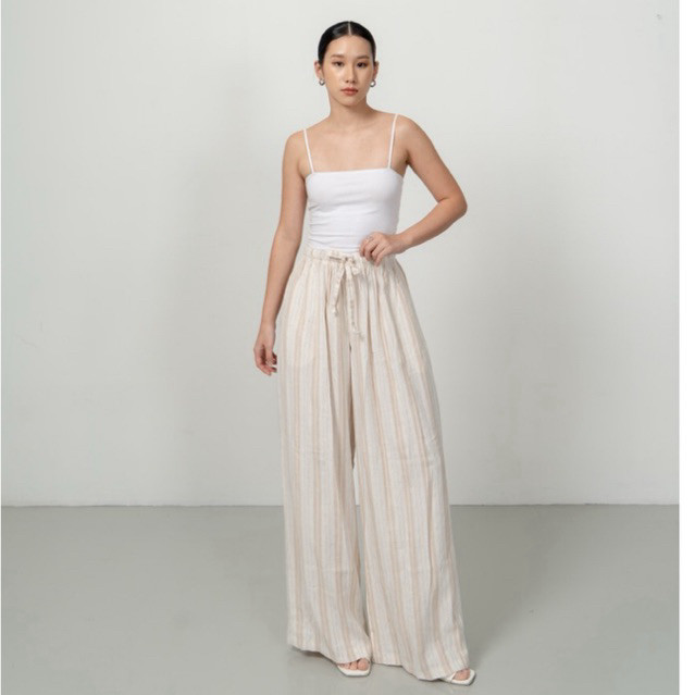 AIJO Barack Linen Cullote - Celana Panjang Wanita - Linen - Bohe Style