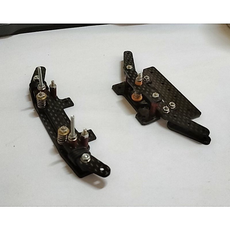 Bumper Carbon - Front AT Pivot Busur - Rear Anchor Wallet tamiya