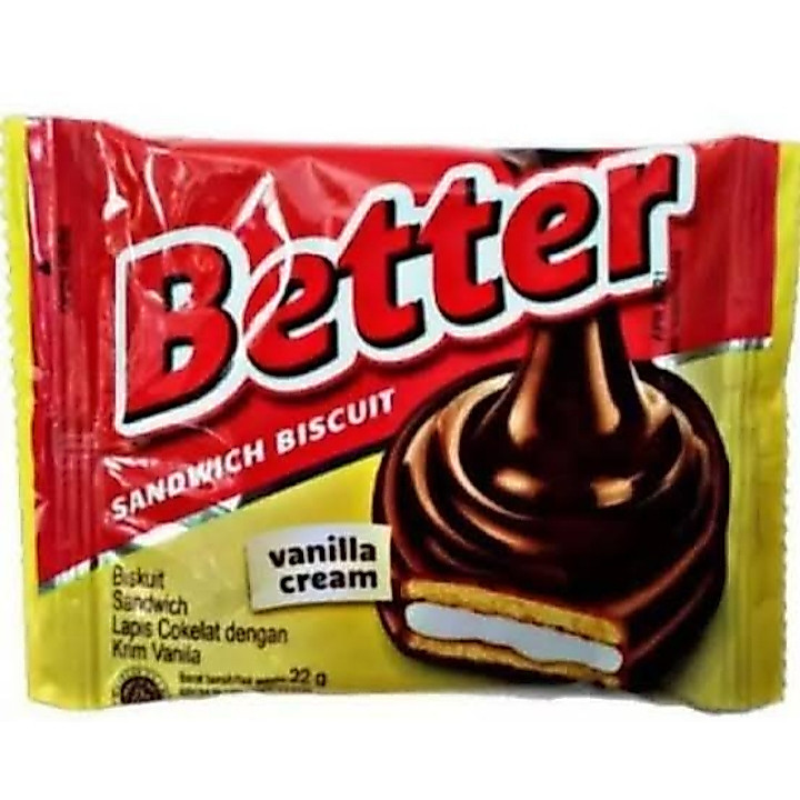 BETTER BISCUIT VANILA RENTENG ISI 5