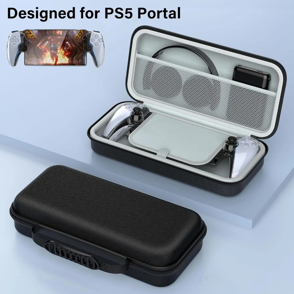 Tas Penyimpanan Konsol Game Genggam Hard Case Anti Guncangan Tas Pelindung Konsol Game Portable