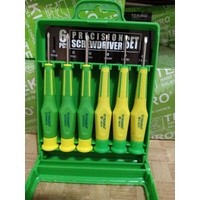 tekiro obeng set 6 pcs obeng listrik set obeng jam set tekiro