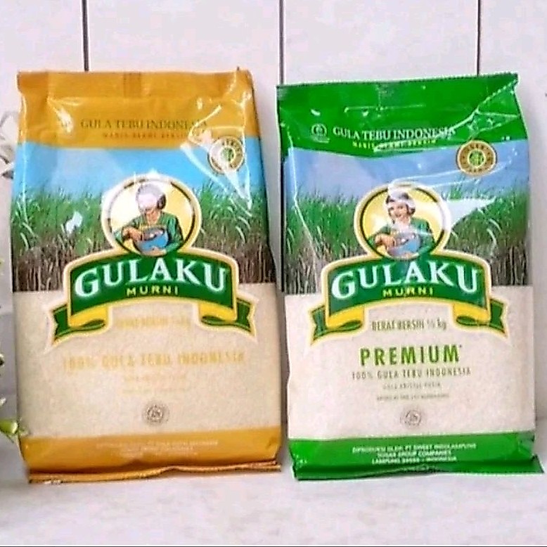 GULA KEMASAN 500GRAM / GULA SEMUT 500GRAM / GULAKU PREMIUM & GULAKU TEBU 500GRAM