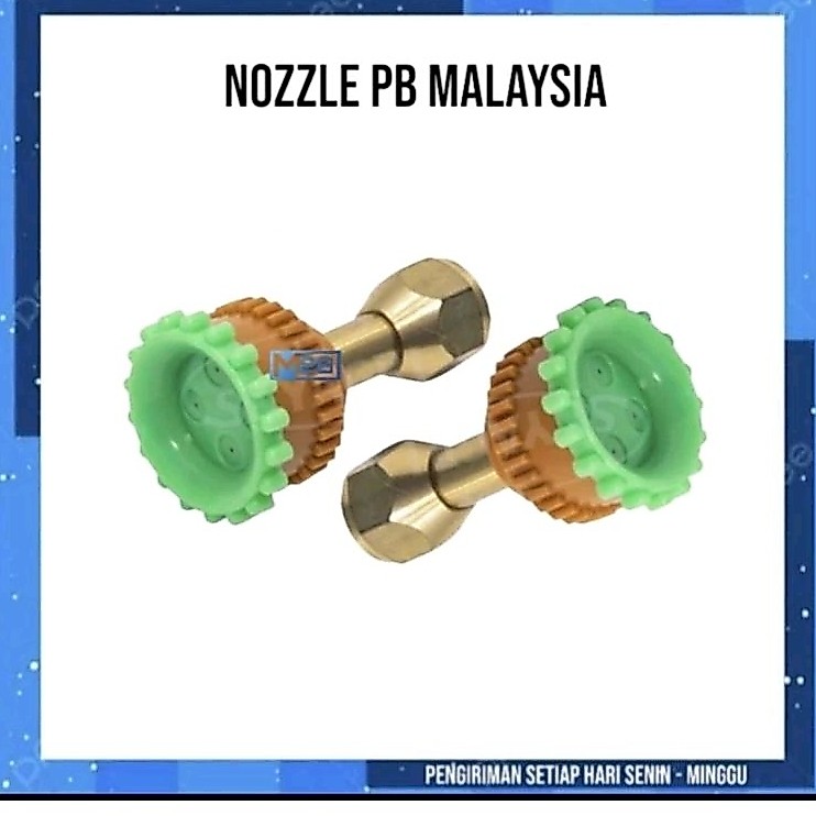 Nozel Sprayer Tangki Manual Malaysia Kombinasi Drat Kecil / Mata semprot PB Tangki Malaysia