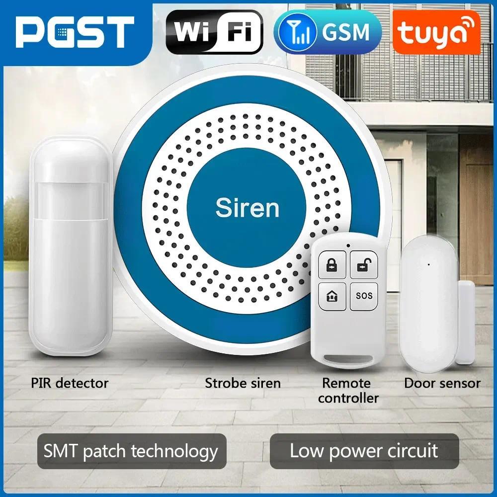 PGST 433Mhz Indoor Wireless Siren Alarm 519 For Smart Security Alarm System PG103, PG105, PG107, PG1