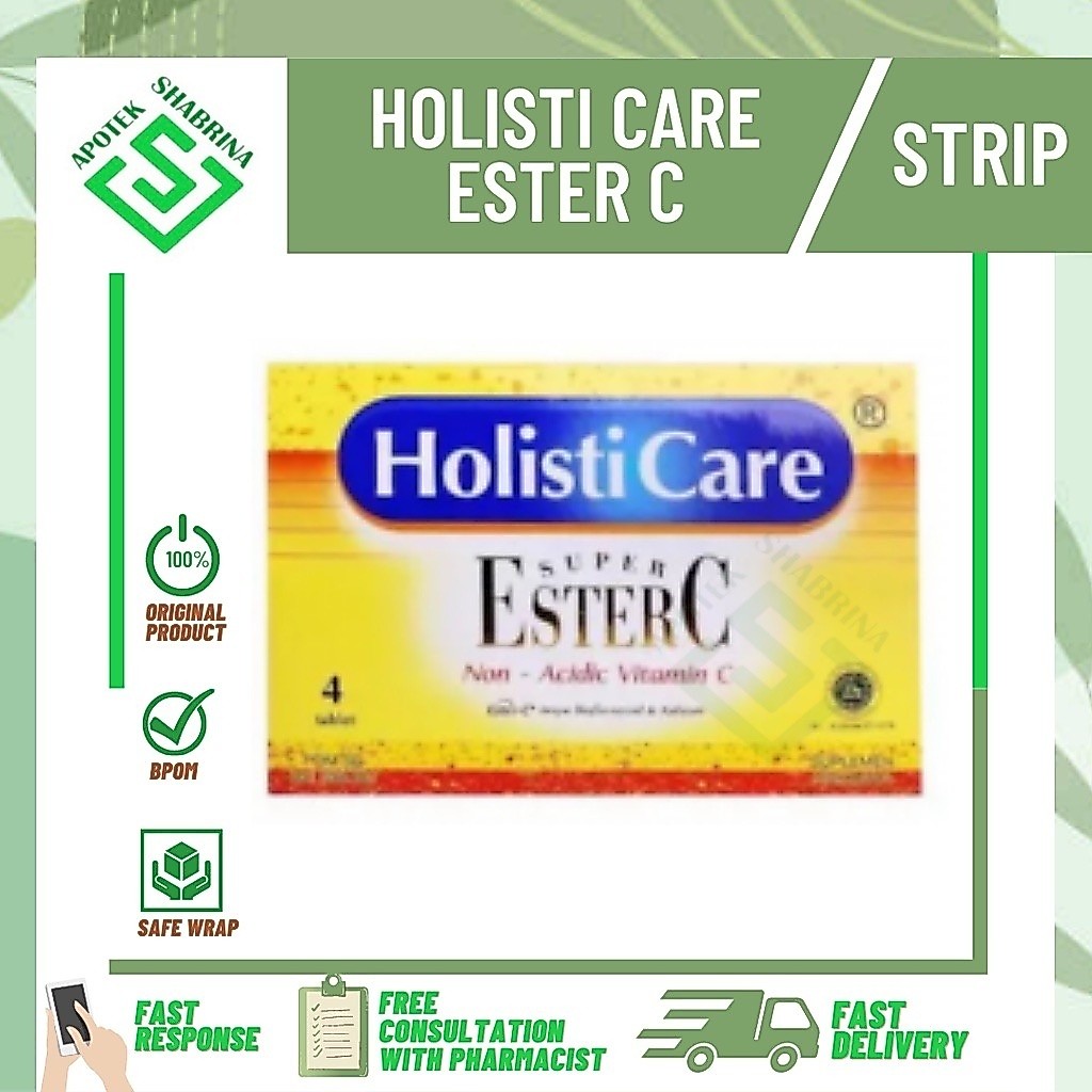 Ester C Strip / Holisticare/ suplemen vitamin C / HOLISTICARE ESTER-C