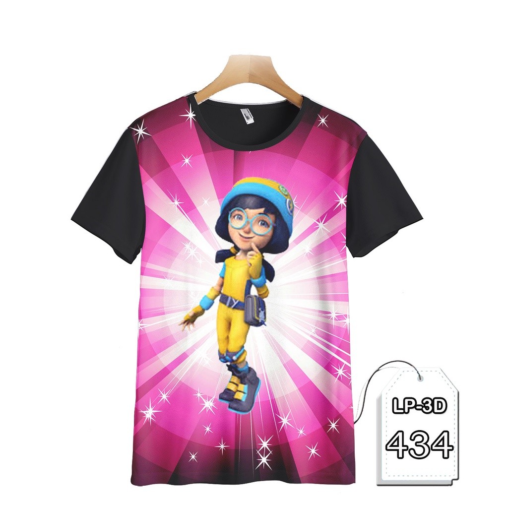 KAOS BOBOIBOY YING FULL PRINTING KAOS T-SHIRT GAMBAR BOBOIBOY 3D Premium #LP3D-434