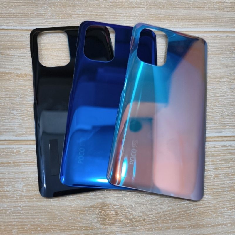 Backdoor Tutup Belakang Poco F3 Back Cover Housing Battery Cover Poco F3 Pengganti