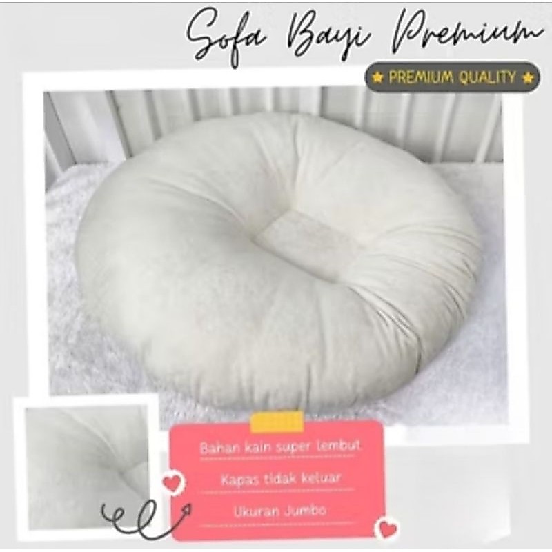 Sofa Bayi Premium Jumbo | Bantal Sofa Bayi Premium | Baby Lounger | Big Size