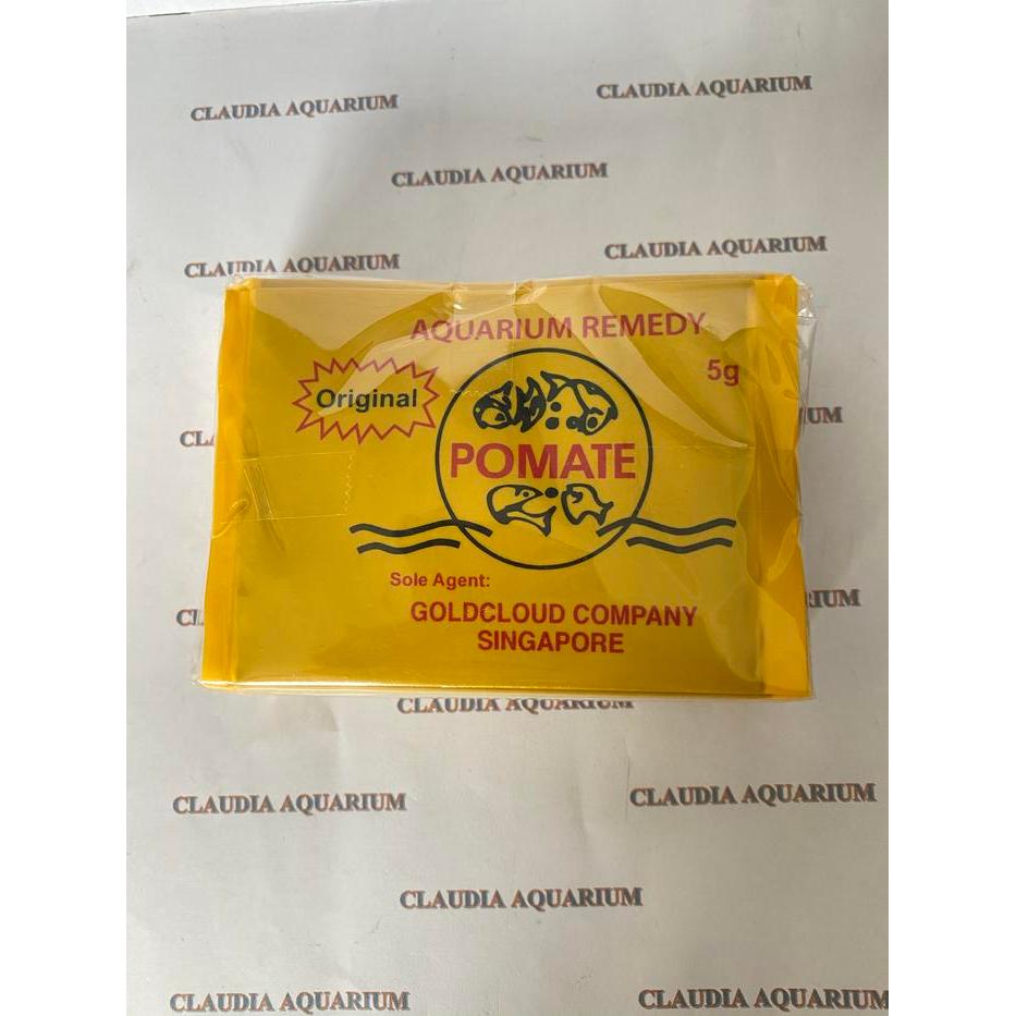 OBAT IKAN KOI POMATE SINGAPORE ASLI HOLOGRAM