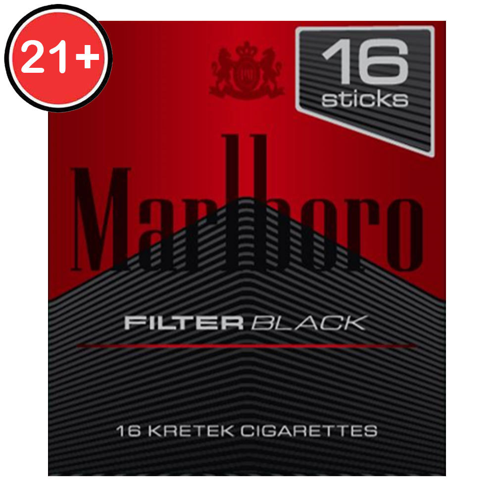 MARLBORO ROKOK FILTER BLACK 16'S