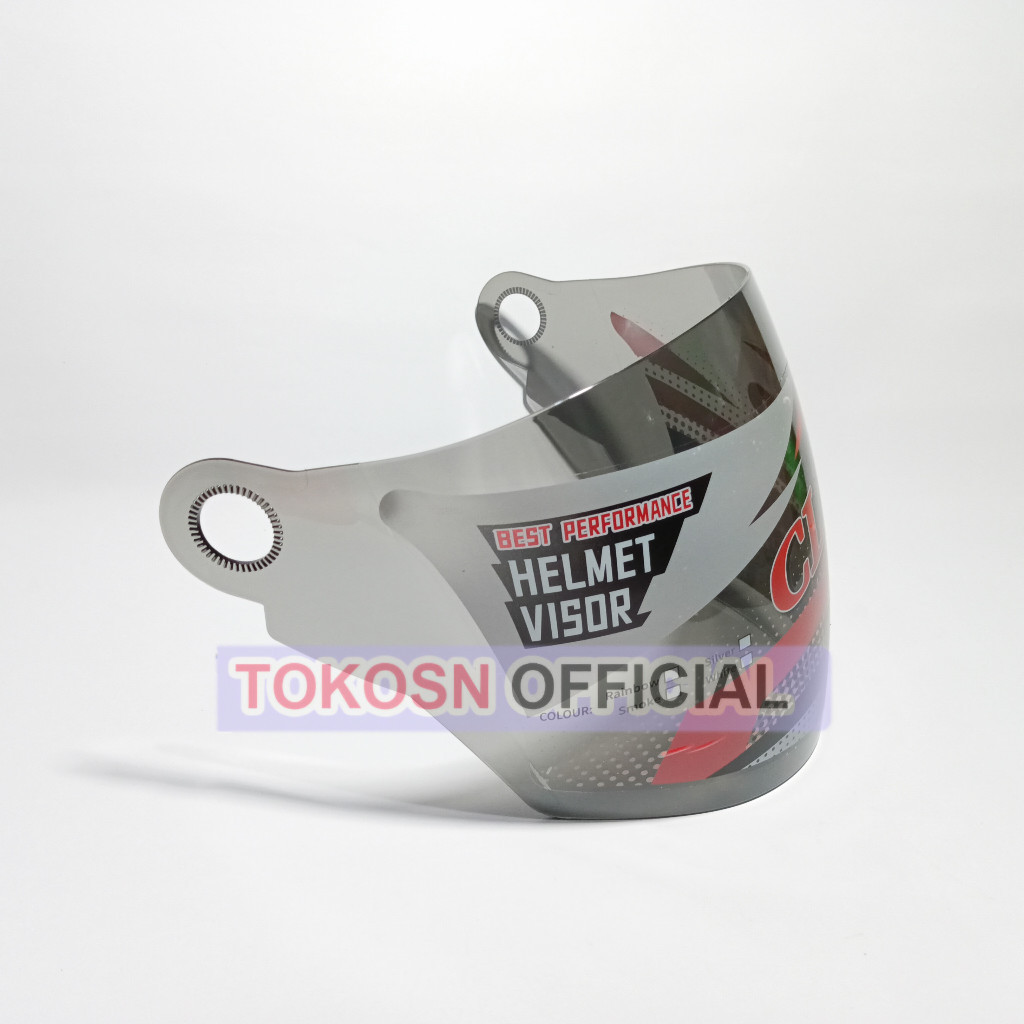 Kaca helm TGP SINGLE VISOR visor helmet tgp SATU KACA bening pelangi hitam