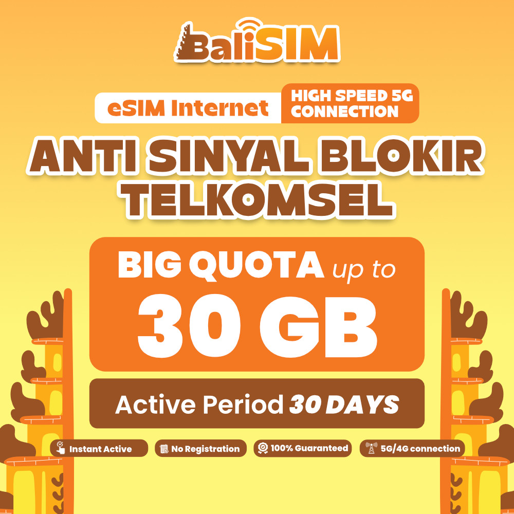eSIM Roaming TELKOMSEL Indonesia Big Data | ESIM Untuk IMEI Sinyal Blokir | Esim Untuk IPHONE Inter